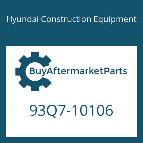 93Q7-10106 Hyundai Construction Equipment DECAL KIT-B