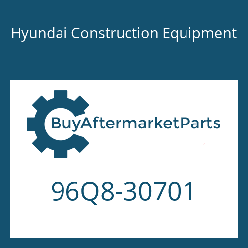 96Q8-30701 Hyundai Construction Equipment DECAL-INSTRUCTION