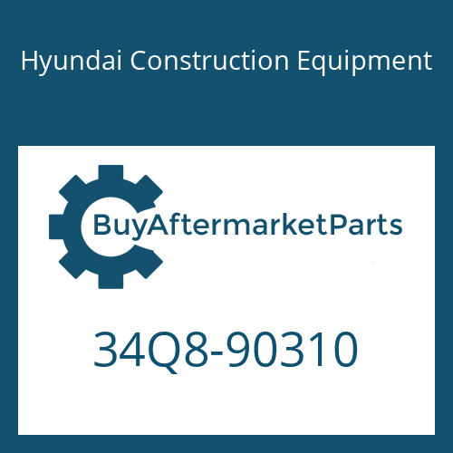 34Q8-90310 Hyundai Construction Equipment PIPING KIT-HYD