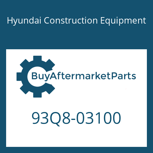 93Q8-03100 Hyundai Construction Equipment DECAL KIT-LIFT CHART