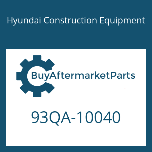 93QA-10040 Hyundai Construction Equipment DECAL-MODEL NAME