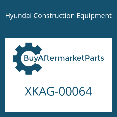 XKAG-00064 Hyundai Construction Equipment GEAR-SHAFT