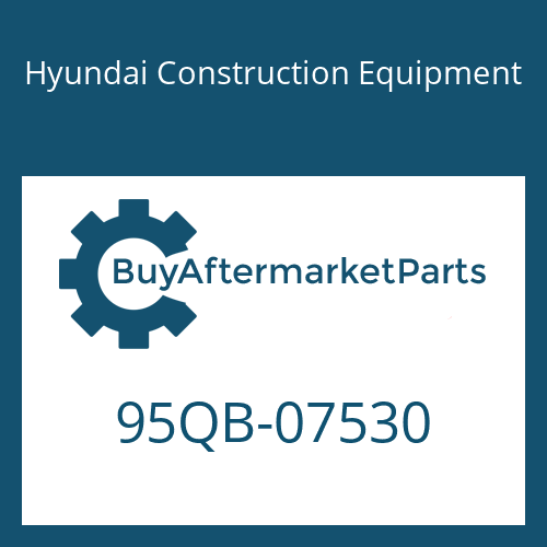 95QB-07530 Hyundai Construction Equipment DECAL-BAND FR LH