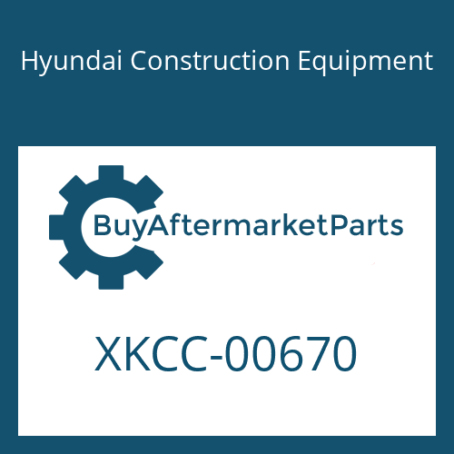 XKCC-00670 Hyundai Construction Equipment O-RING
