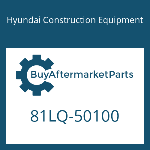 81LQ-50100 Hyundai Construction Equipment CONNECTOR