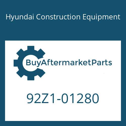 92Z1-01280 Hyundai Construction Equipment DECAL-ROPS PLATE