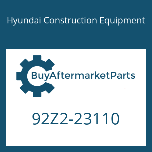 92Z2-23110 Hyundai Construction Equipment DECAL-TRADEMARK