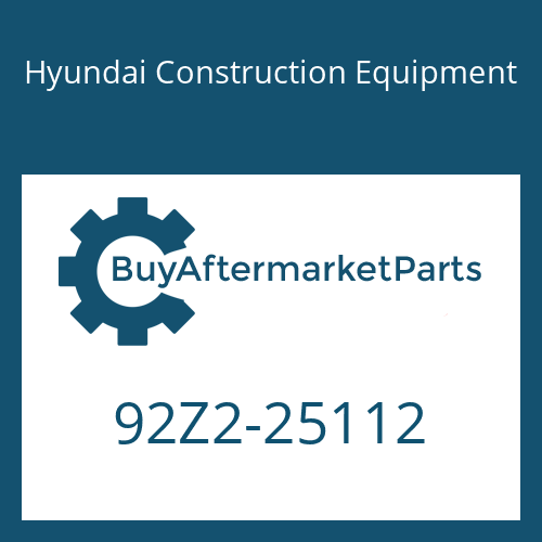 92Z2-25112 Hyundai Construction Equipment DECAL-MODEL NAME LH