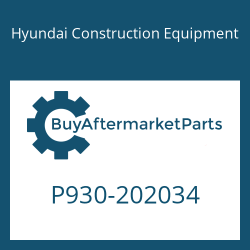 P930-202034 Hyundai Construction Equipment HOSE ASSY-ORFS&THD