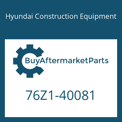 76Z1-40081 Hyundai Construction Equipment COVER-BATT RH