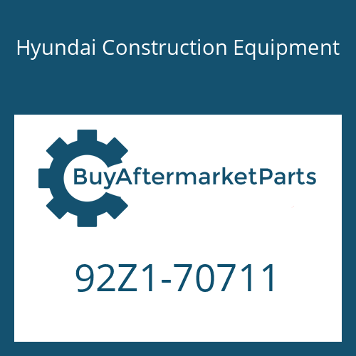 92Z1-70711 Hyundai Construction Equipment DECAL-SERVICE INSTRUCTION