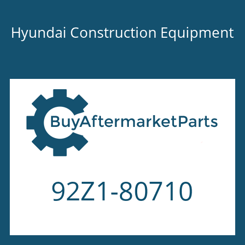 92Z1-80710 Hyundai Construction Equipment DECAL-SERVICE INSTRUCTION