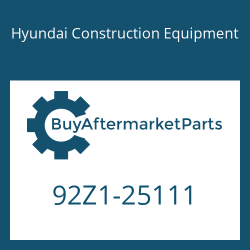 92Z1-25111 Hyundai Construction Equipment DECAL-MODEL NAME LH