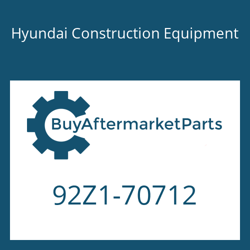 92Z1-70712 Hyundai Construction Equipment DECAL-SERVICE INSTRUCTION