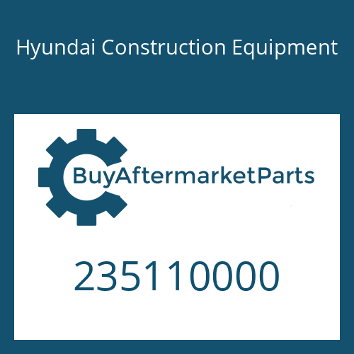 235110000 Hyundai Construction Equipment WASHER