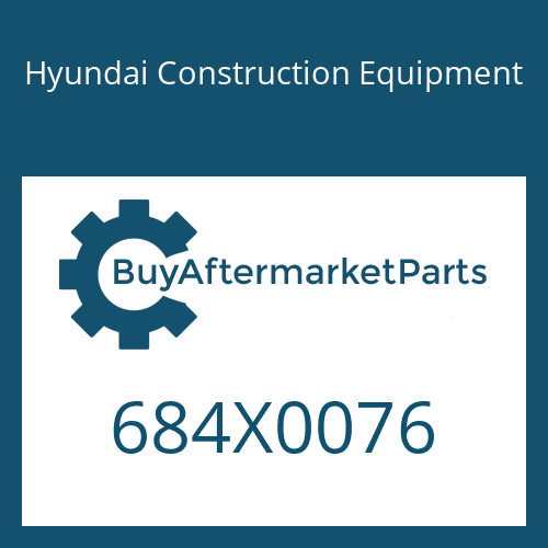 684X0076 Hyundai Construction Equipment Washer