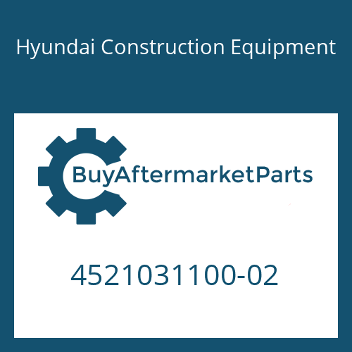 4521031100-02 Hyundai Construction Equipment BRACKET