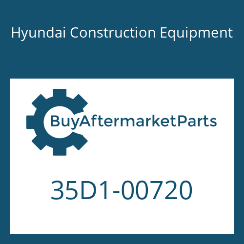 35D1-00720 Hyundai Construction Equipment COVER