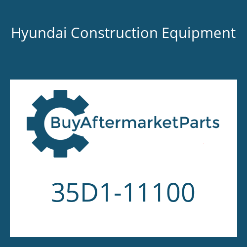 35D1-11100 Hyundai Construction Equipment COVER-LH