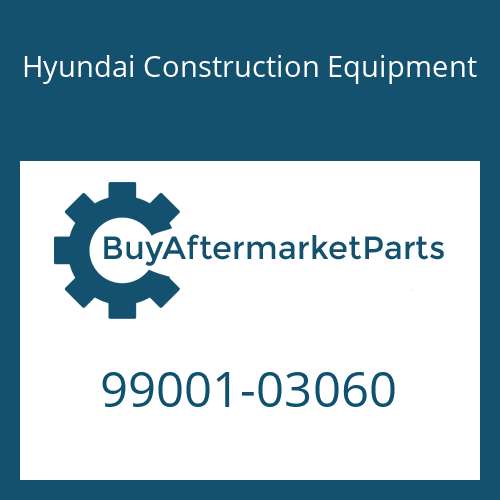 99001-03060 Hyundai Construction Equipment PLUG-SHIPPING
