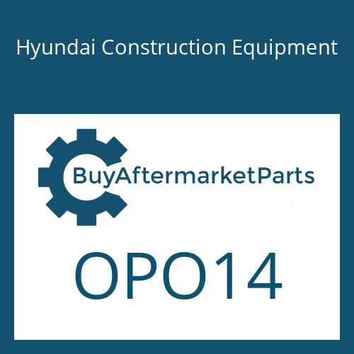 OPO14 Hyundai Construction Equipment PLUG