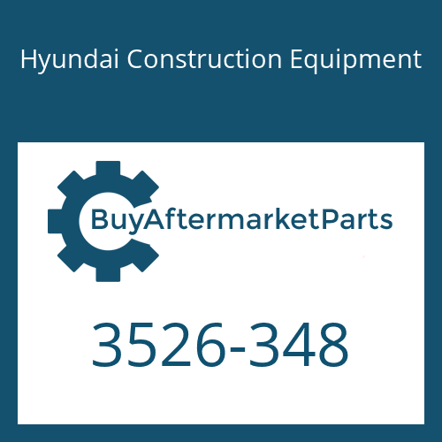 3526-348 Hyundai Construction Equipment CAP