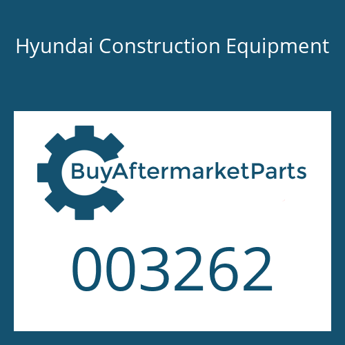 003262 Hyundai Construction Equipment Screw-Socket