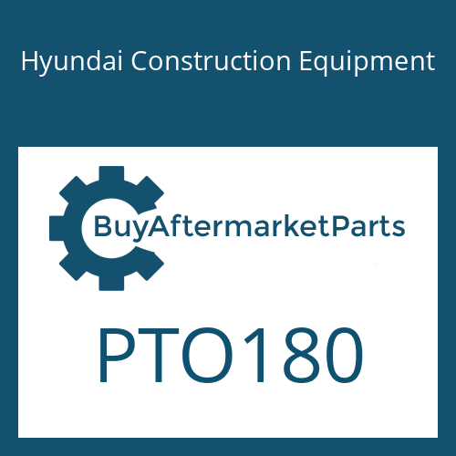 PTO180 Hyundai Construction Equipment O-RING