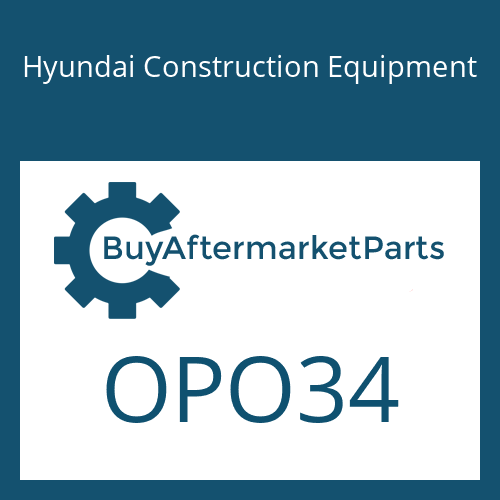 OPO34 Hyundai Construction Equipment PLUG-PO
