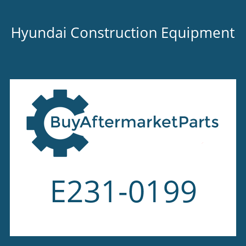 E231-0199 Hyundai Construction Equipment MOTOR ASSY-TRAVEL