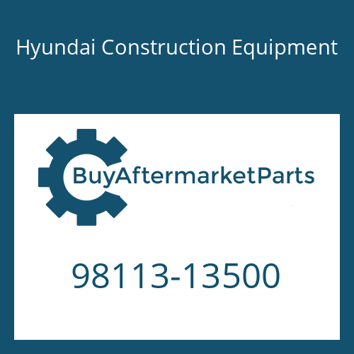 98113-13500 Hyundai Construction Equipment O-RING
