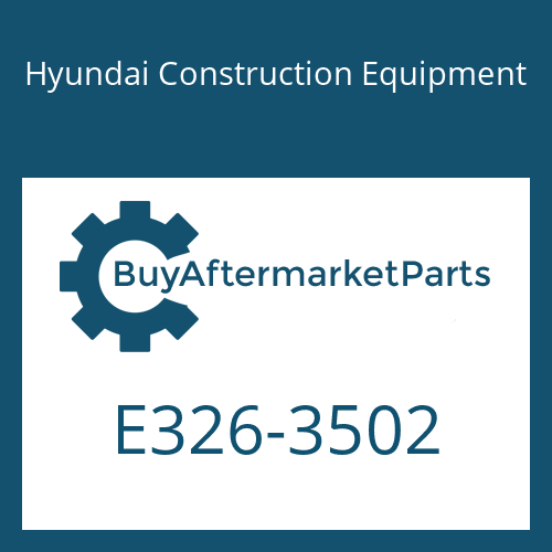 E326-3502 Hyundai Construction Equipment BUZZER-BACK