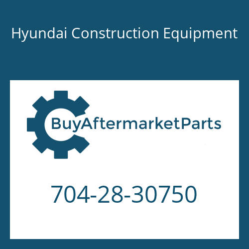 704-28-30750 Hyundai Construction Equipment GEAR