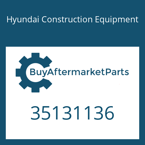 35131136 Hyundai Construction Equipment CONNECTOR-HOSE
