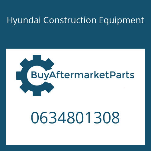 0634801308 Hyundai Construction Equipment Ring-Sealing