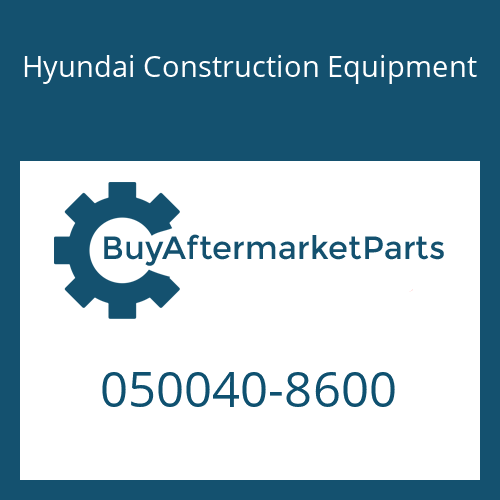 050040-8600 Hyundai Construction Equipment Bolt