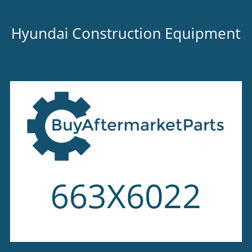 663X6022 Hyundai Construction Equipment SPRING-WIRE