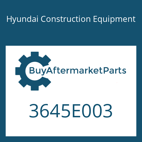 3645E003 Hyundai Construction Equipment Bracket