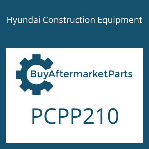 PCPP210 Hyundai Construction Equipment O-RING