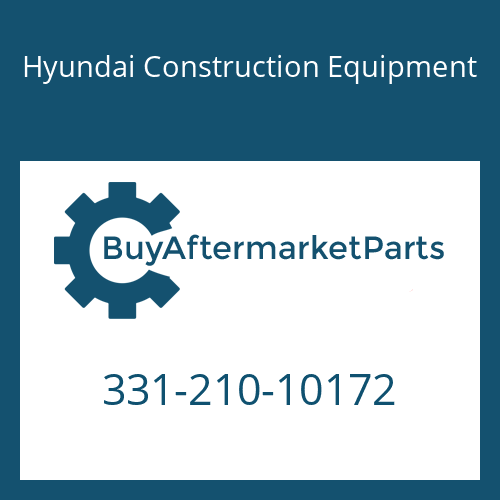 331-210-10172 Hyundai Construction Equipment Piston