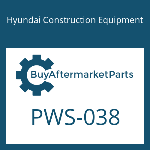 PWS-038 Hyundai Construction Equipment Washer
