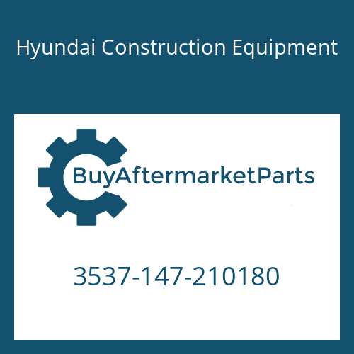 3537-147-210180 Hyundai Construction Equipment Main Relief V/V