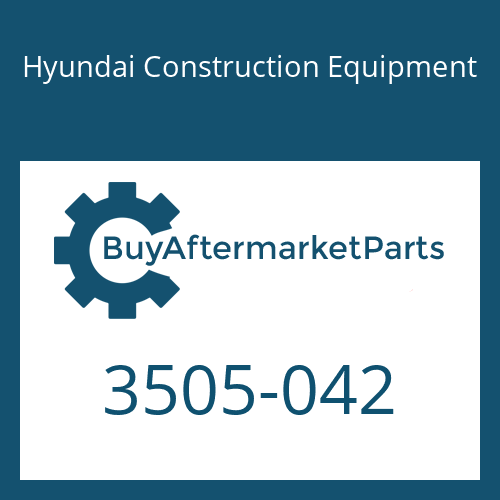 3505-042 Hyundai Construction Equipment Retainer