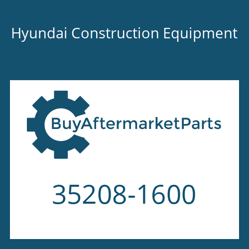 35208-1600 Hyundai Construction Equipment Connector
