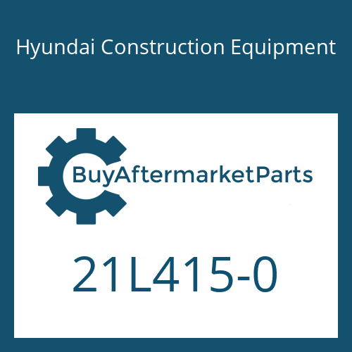 21L415-0 Hyundai Construction Equipment SPACER