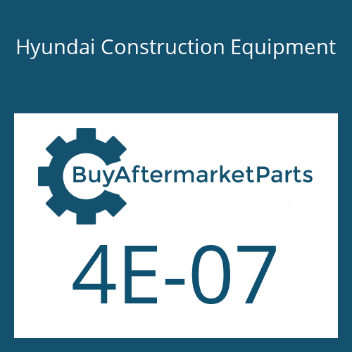 4E-07 Hyundai Construction Equipment WASHER-LOCK