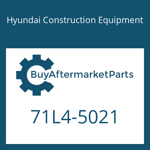 71L4-5021 Hyundai Construction Equipment BAR-SAFETY