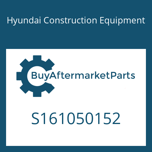 S161050152 Hyundai Construction Equipment BOLT-CROSS RD