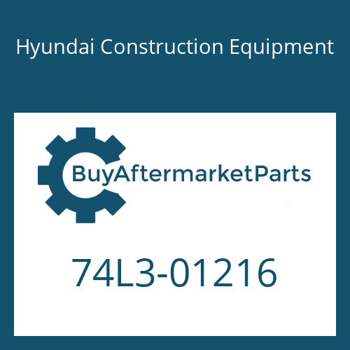 74L3-01216 Hyundai Construction Equipment PLATE-BOTTOM