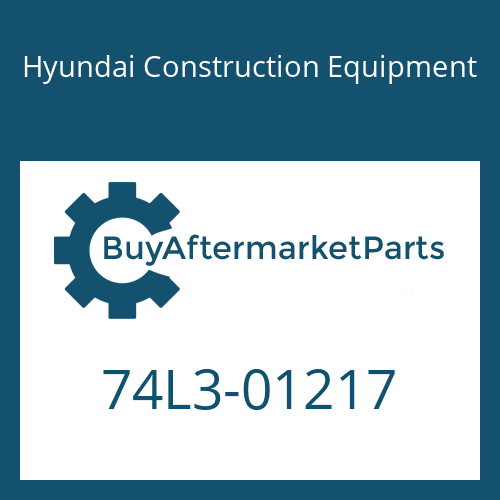 74L3-01217 Hyundai Construction Equipment PLATE-BOTTOM